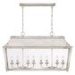 Golden Lighting Abingdon 8-Light Linear Pendant in Antique Ivory, , large