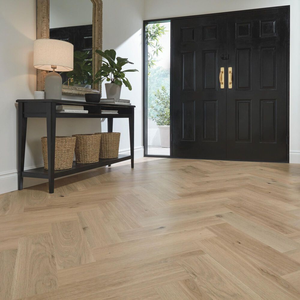 Karndean Korlok Select Canadian Urban Oak 6&quot; x 24&quot; Herringbone Vinyl Plank, , large