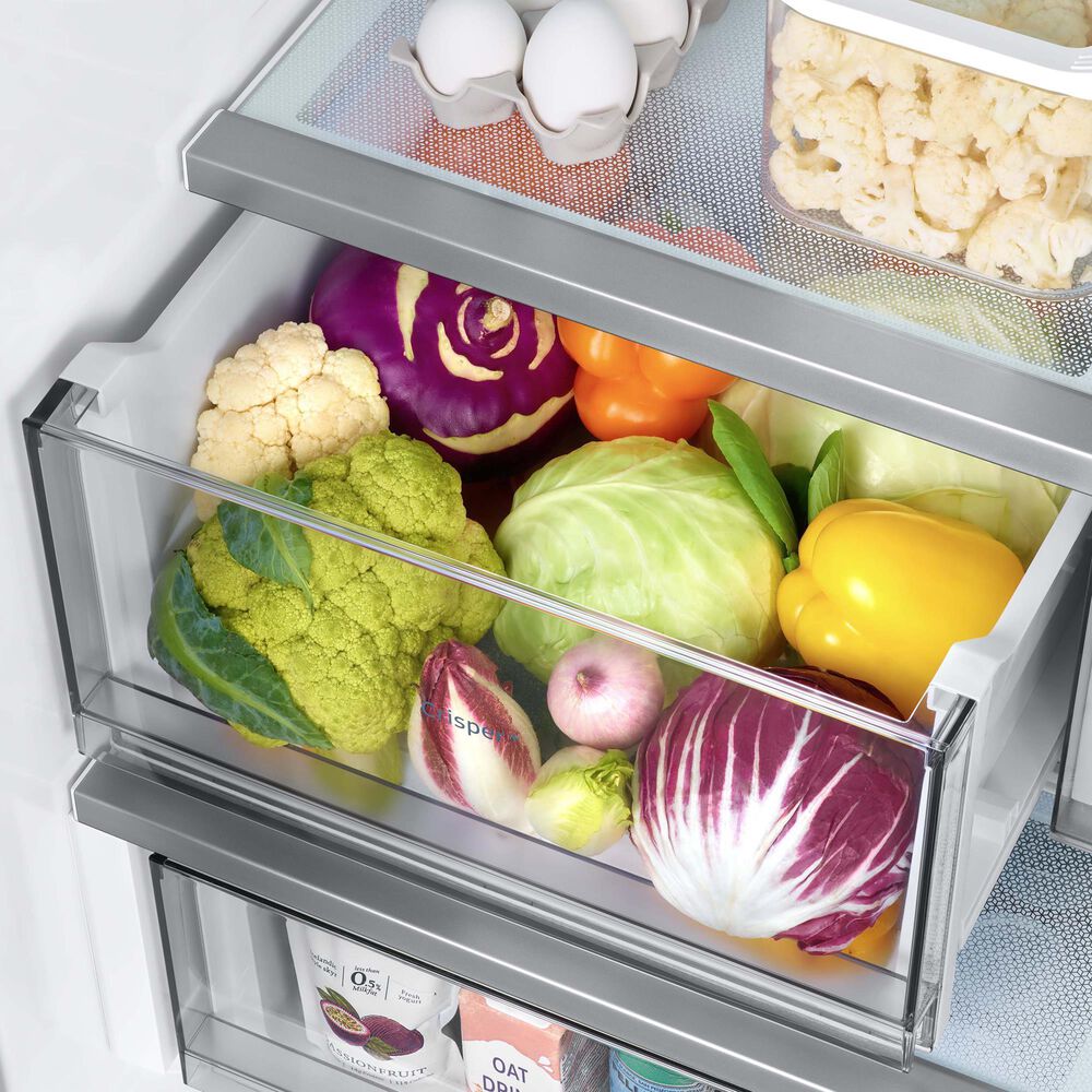 Samsung Bespoke Bespoke 30.1 Cu. Ft. 3-Door French Door Refrigerator - Stainless Steel Panels Included, , large