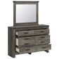 Ashley Frandern 6-Piece Twin Panel Storage Bedroom Set in Rustic Warm Gray, , large