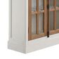 Pacific Landing Tammi 2-Door Tall Cabinet in Antique White and Brown, , large