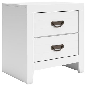 Ashley Binterglen 2-Drawer Nightstand in White, , large