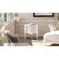 Jennifer Taylor Home Court Side Table in Soft White and Gold, , large