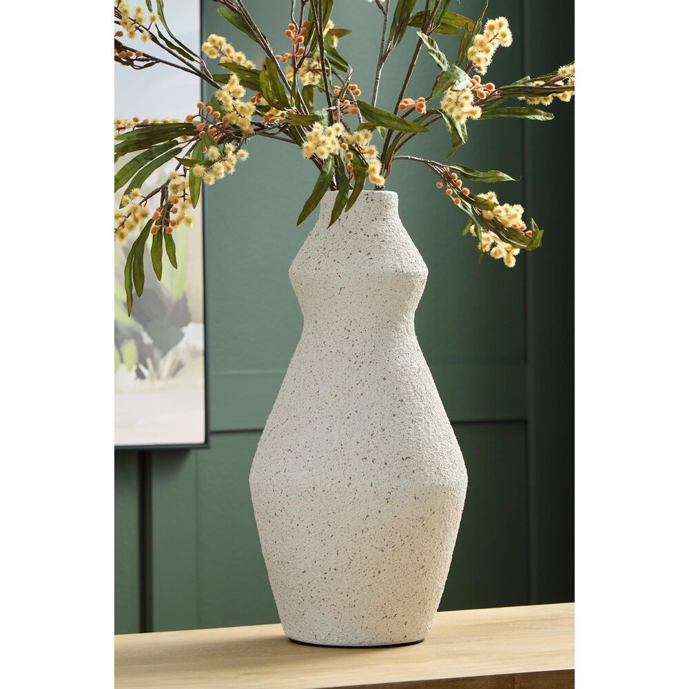 Ashley Dawthorne 16.25" Vase in Cream, , large