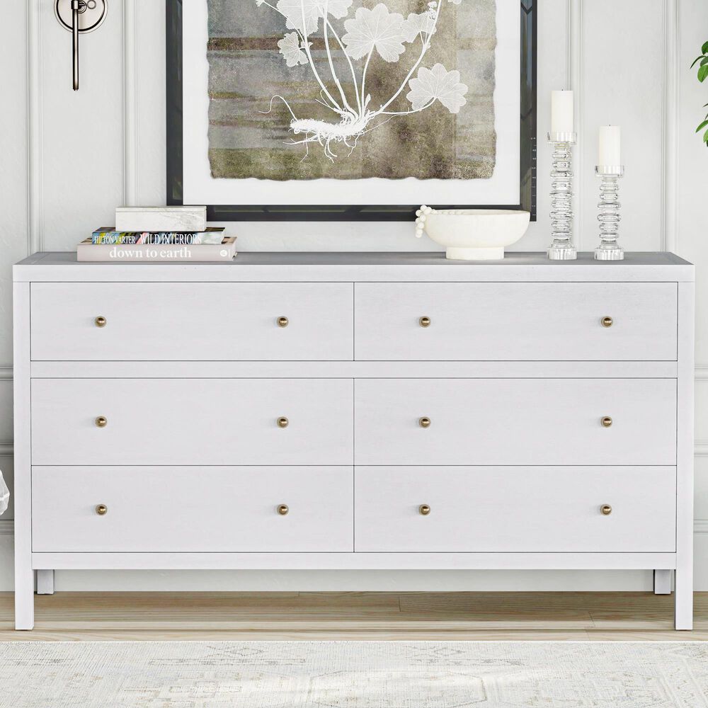 Butler Specialty Company Nora 6-Drawer Dresser in White, , large