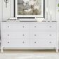 Butler Specialty Company Nora 6-Drawer Dresser in White, , large
