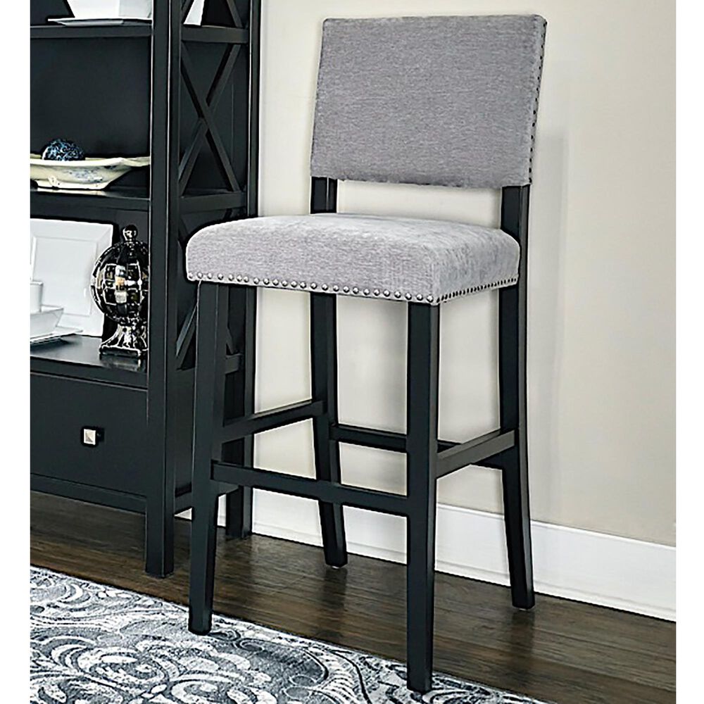 Linden Boulevard Cabrera Barstool in Dark Grey, , large