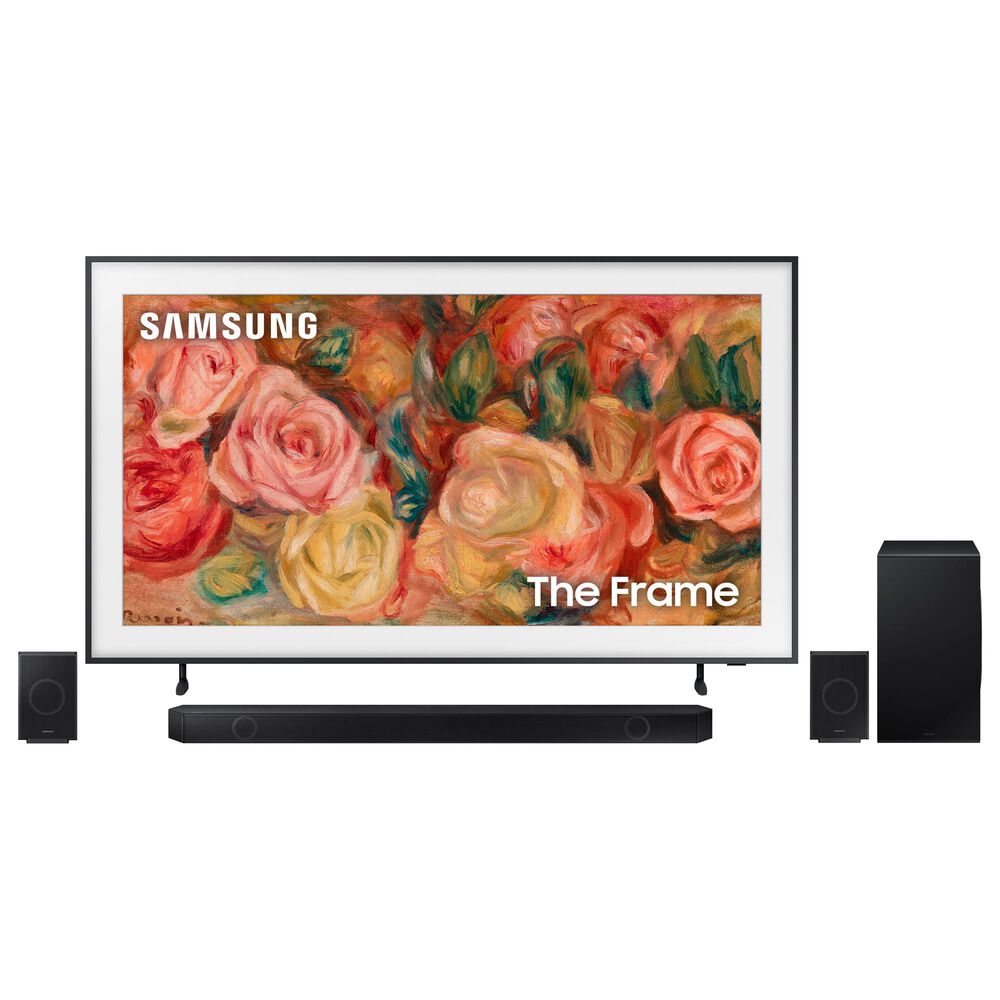 Samsung 65" 4K FRAME w/Soundbar Sys, , large