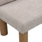 Hearth and Haven 52" Upholstered Dining Bench in Natural, , large