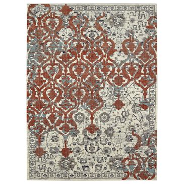 Karastan Soiree Bellini 91968-90116 8" x 11" Grey Area Rug, , large