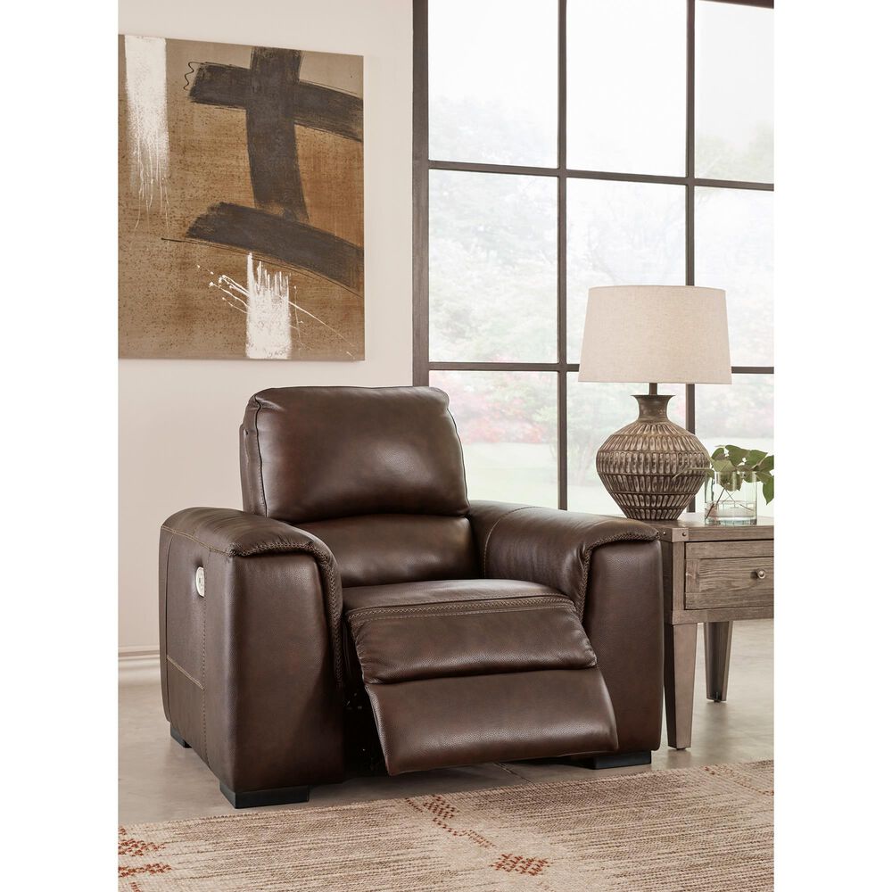 Ashley Alessandro Power Recliner in Walnut, , large