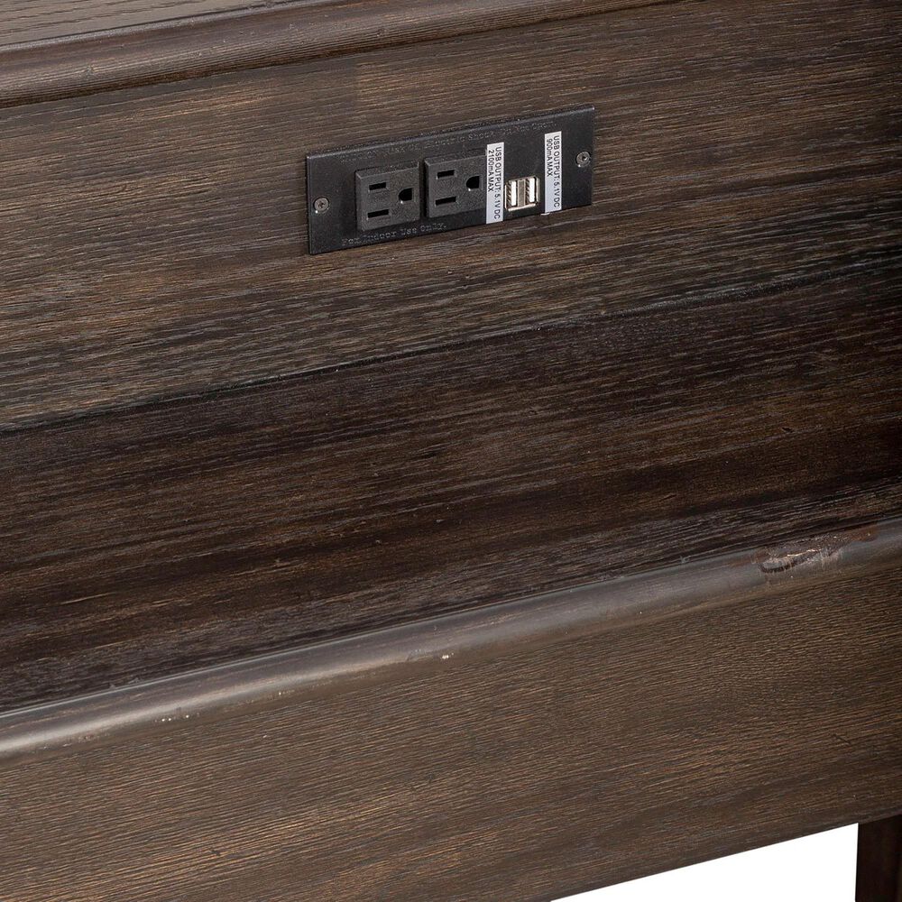 Belle Furnishings Mill Creek Console Bar Table in Peppercorn, , large