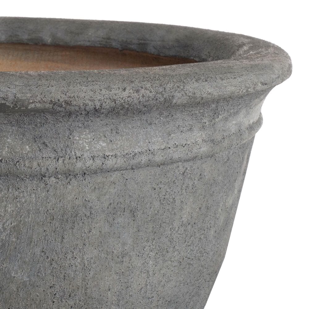 Alfresco Home Defina Large Patio Urn in Stormcloud, , large