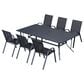 Redline Creation Inc. 7-Piece Patio Dining Set in Black, , large