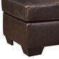 Ashley Santorine Ottoman in Dark Brown, , large