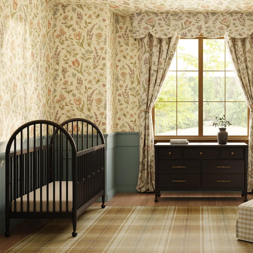 Namesake Alouette 2-Piece 3-In-1 Crib and Dresser in Archival Black, , large