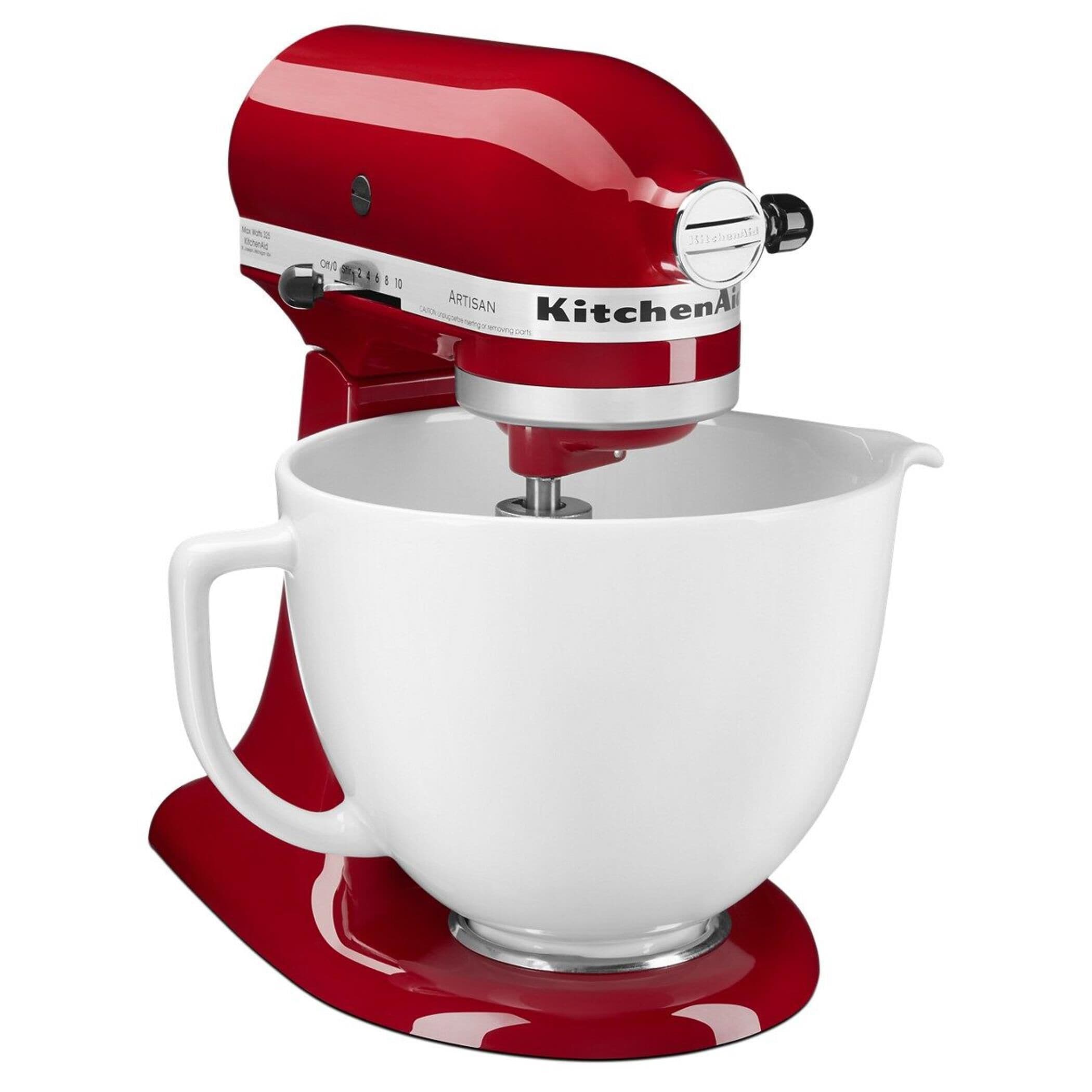 KitchenAid 5 Quart Ceramic Bowl in White Chocolate