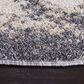 Safavieh Aston 6"7" Round Grey and Ivory Area Rug, , large