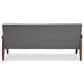 Baxton Studio Sorrento Stationary Sofa in Grey, , large
