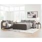 Ashley Loreo Stationary Queen Sofa Sleeper in Flint, , large
