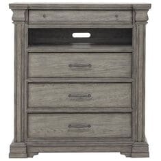 Chapel Hill Madison Ridge 4 Drawer Media Chest in Bluff Gray
