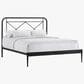 Hawthorne Furniture Vintage Queen Metal Panel Bed in Matte, , large