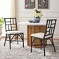 Safavieh Christine Accent Chair with Cushion in White (Set of 2), , large