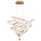 Golden Lighting Aurora 1-Light LED Medium Pendant in Brushed Champagne, , large
