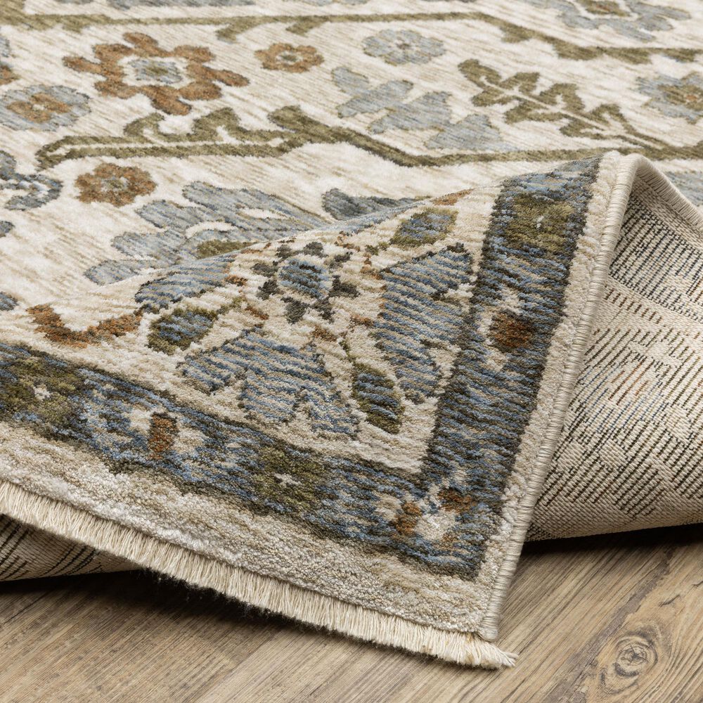 Oriental Weavers Hastings HA02I 7&#39;10&quot; x 10&#39;10&quot; Blue Area Rug, , large