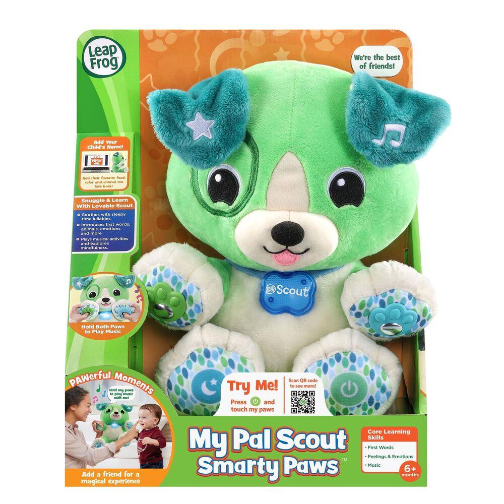 Vtech My Pal Scout Smarty Paws Plush in Green, , large