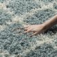 Safavieh Dallas Shag SGD258C-28 2"3" x 8" Seafoam/Ivory Runner, , large