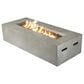 Hearth and Haven 3-piece Outdoor Wicker Conversation Set with Concrete Fire Pit Table in Gray, , large