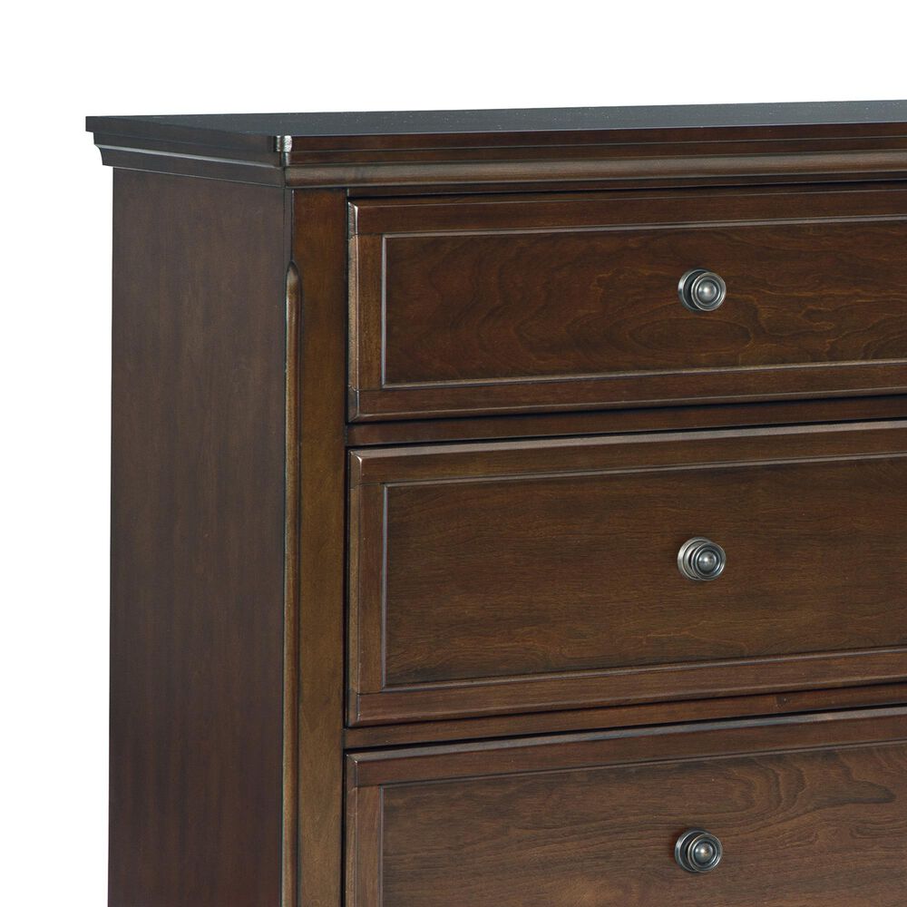 Ashley Trellington 6-Drawer Dresser in Warm Brown Cherry, , large