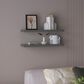 Hearth and Haven Ecco32" Floating Wall Shelf with Concealed Mounting in Gray (Set of 2), , large