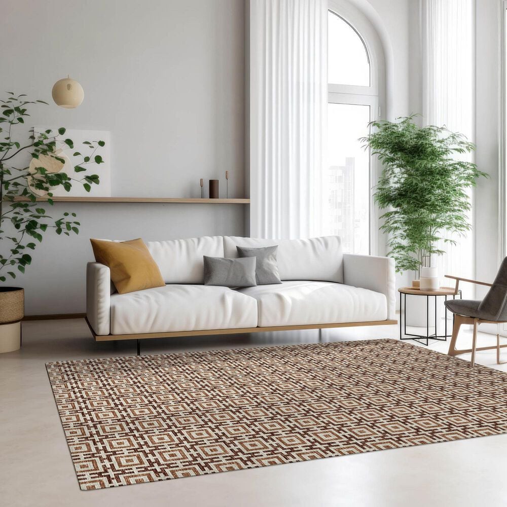 Dalyn Rug Company Marlo 9&#39; x 12&#39; Paprika Indoor/Outdoor Area Rug, , large