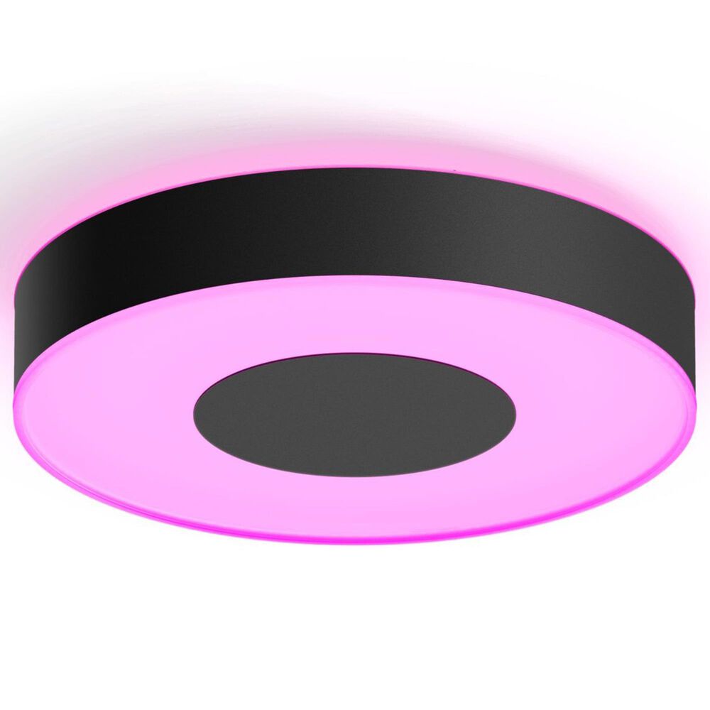 Philips Infuse Hue Medium Ceiling Lamp in Black, , large