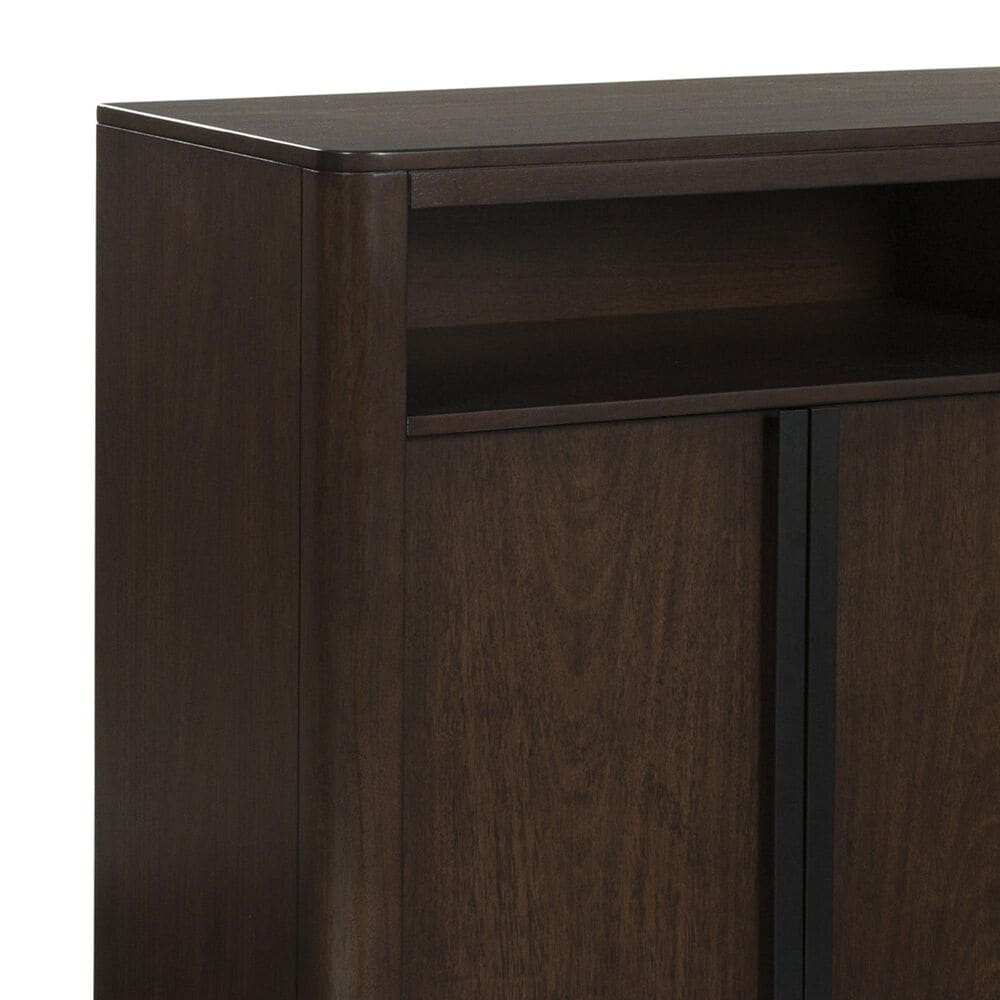 Ashley Kendamor Dining Server in Dark Brown and Matte Black, , large