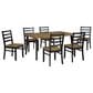 Ashley Blondon 7-Piece Rectangular Dining Set in Brown and Black, , large