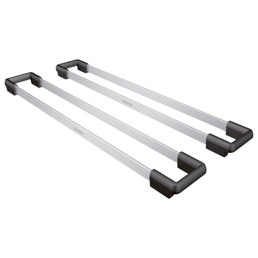 Blanco Quatrus Ergon Sink Rails in Stainless Steel (Set of 2), , large
