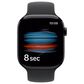 Apple Watch Series 11 (GPS) 46mm Aluminum Case with Black Sport Band - M/L in Jet Black and 2-Year AppleCare+, , large
