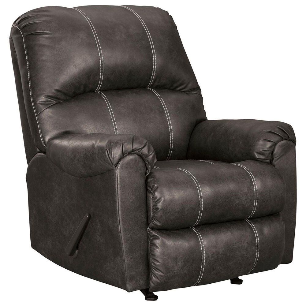 Signature Design by Ashley Kincord Manual Rocker Recliner in Midnight, , large