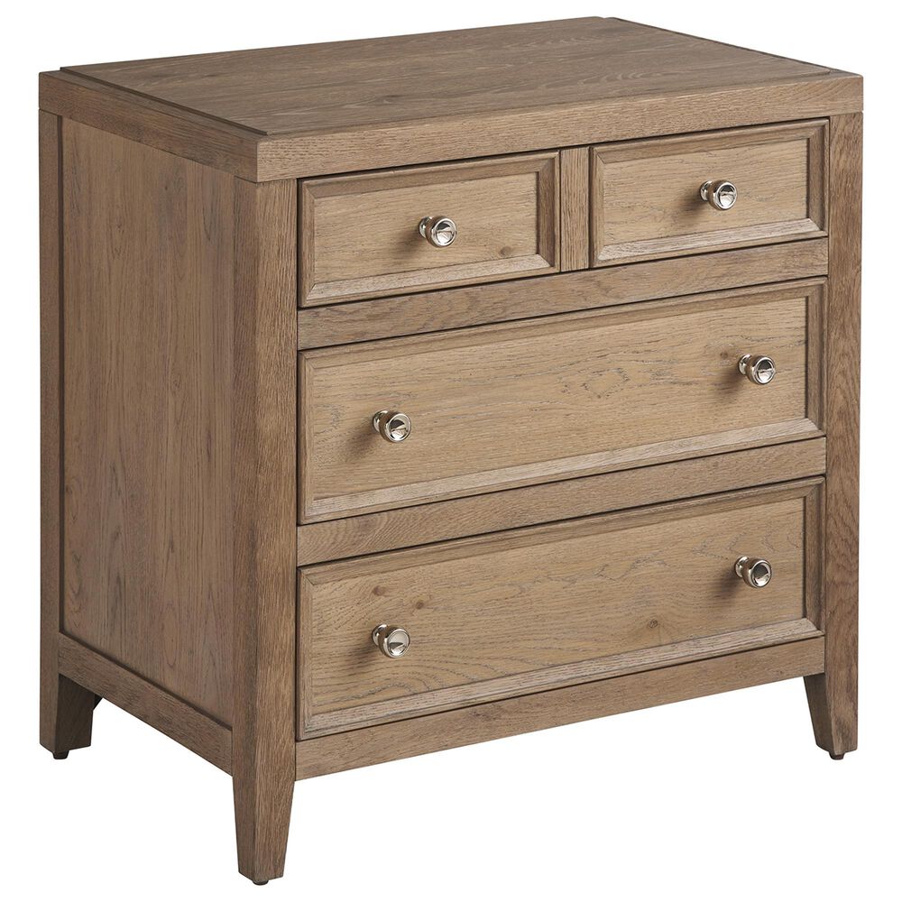 Universal Furniture Weekender King Panel Bed with Two Nightstands in Sand Dune, , large