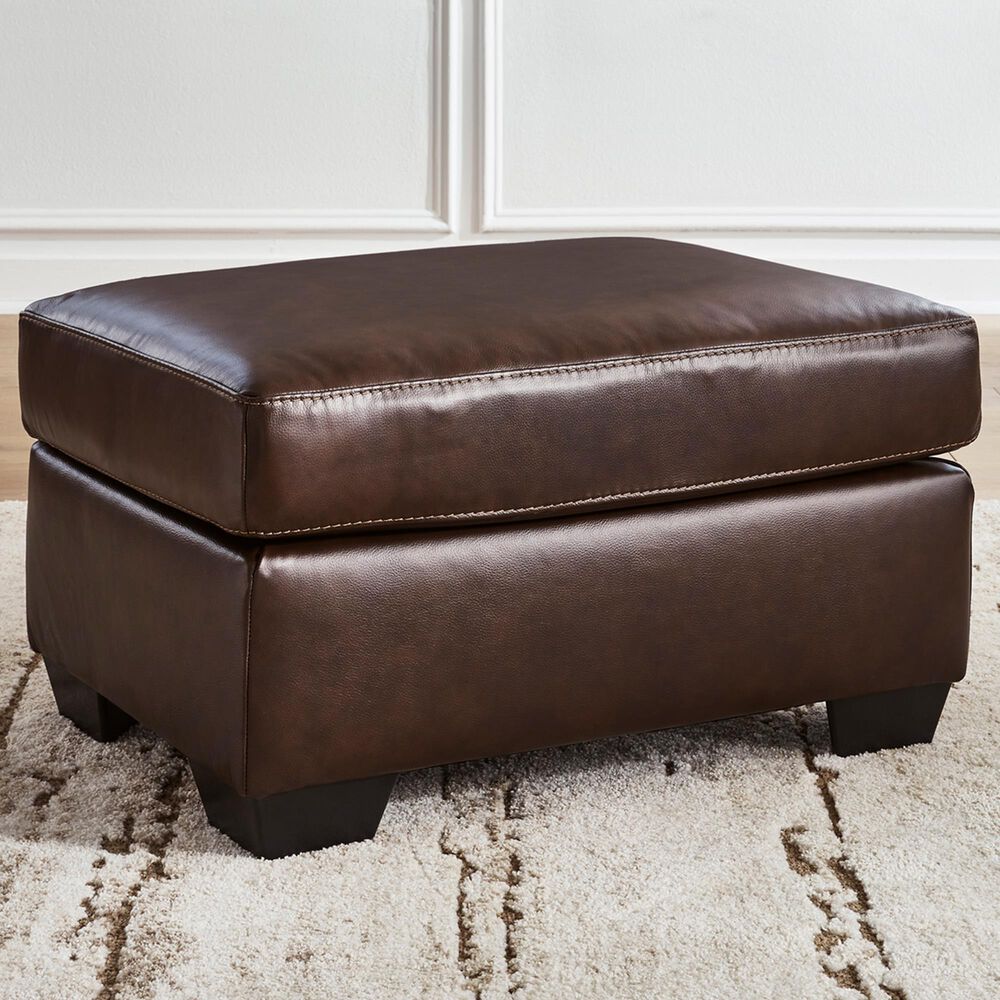 Ashley Santorine Ottoman in Dark Brown, , large