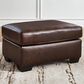 Ashley Santorine Ottoman in Dark Brown, , large