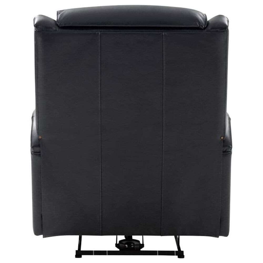 Barcalounger Leather Power Recliner in Shoreham Blue, , large