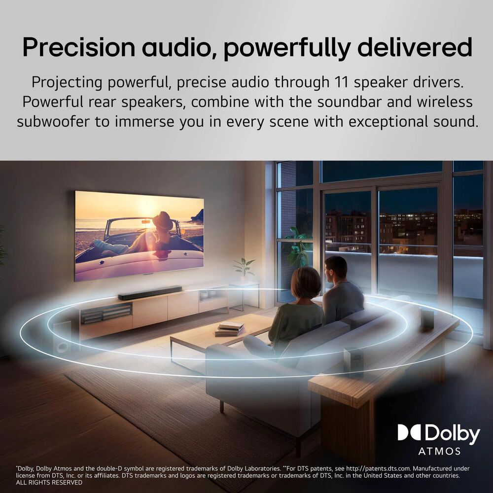 LG 65" Class C6 Series 4K OLED evo AI - Smart TV with 5.1.3 Channel Soundbar System in Black, , large