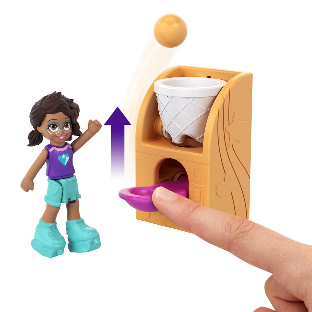 Polly Pocket Race and Rock Arcade Playset, , large