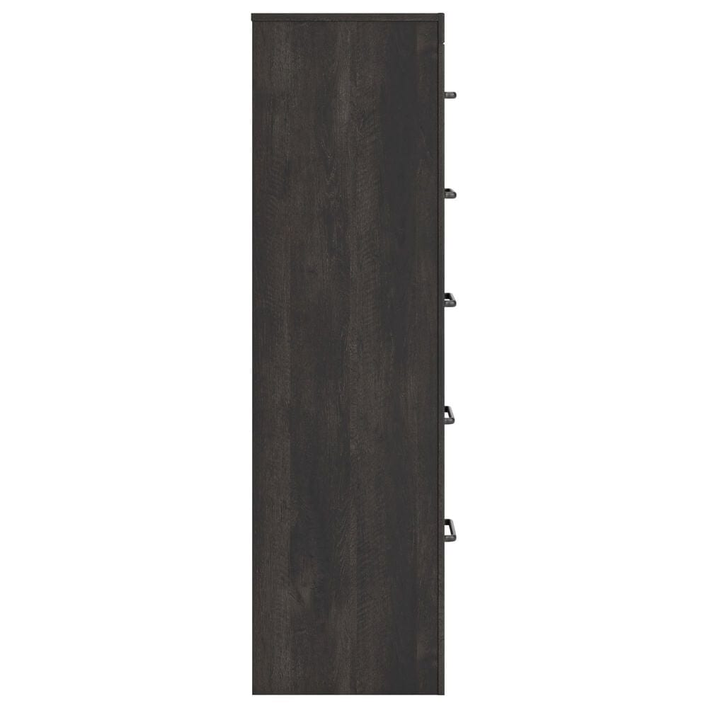 Ashley Hollivern 5-Drawer Chest in Dark Gray, , large