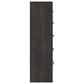 Ashley Hollivern 5-Drawer Chest in Dark Gray, , large