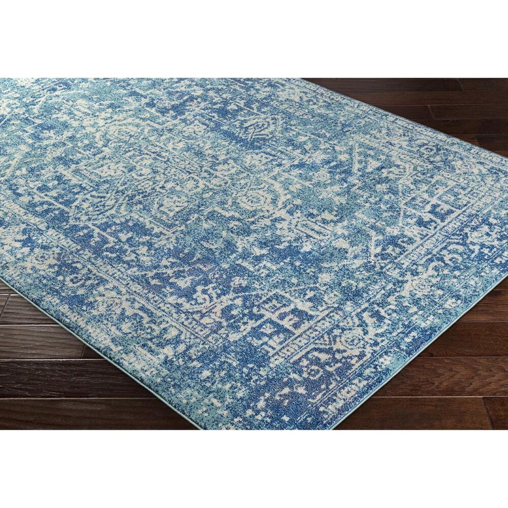 Surya Harput HAP-1023 3&#39;10&quot; x 5&#39;7&quot; Teal, Dark Blue and Beige Area Rug, , large